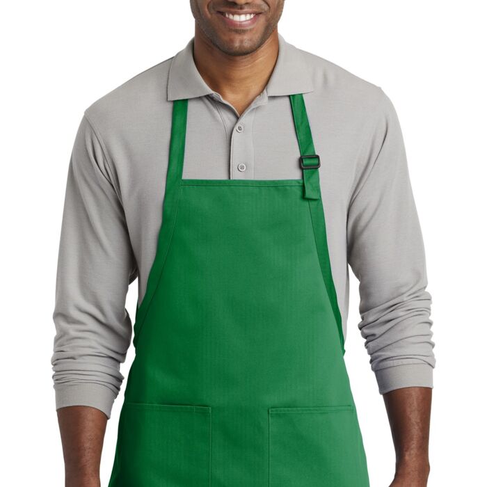 Medium Length Two Pocket Bib Apron Thumbnail